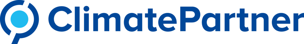 Climatepartner logo, klimatneutralt.